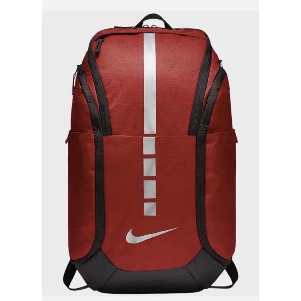 Nike Hoops Elite Pro Backpack Game Red Black Silver Basketball BA5554-657 38L
